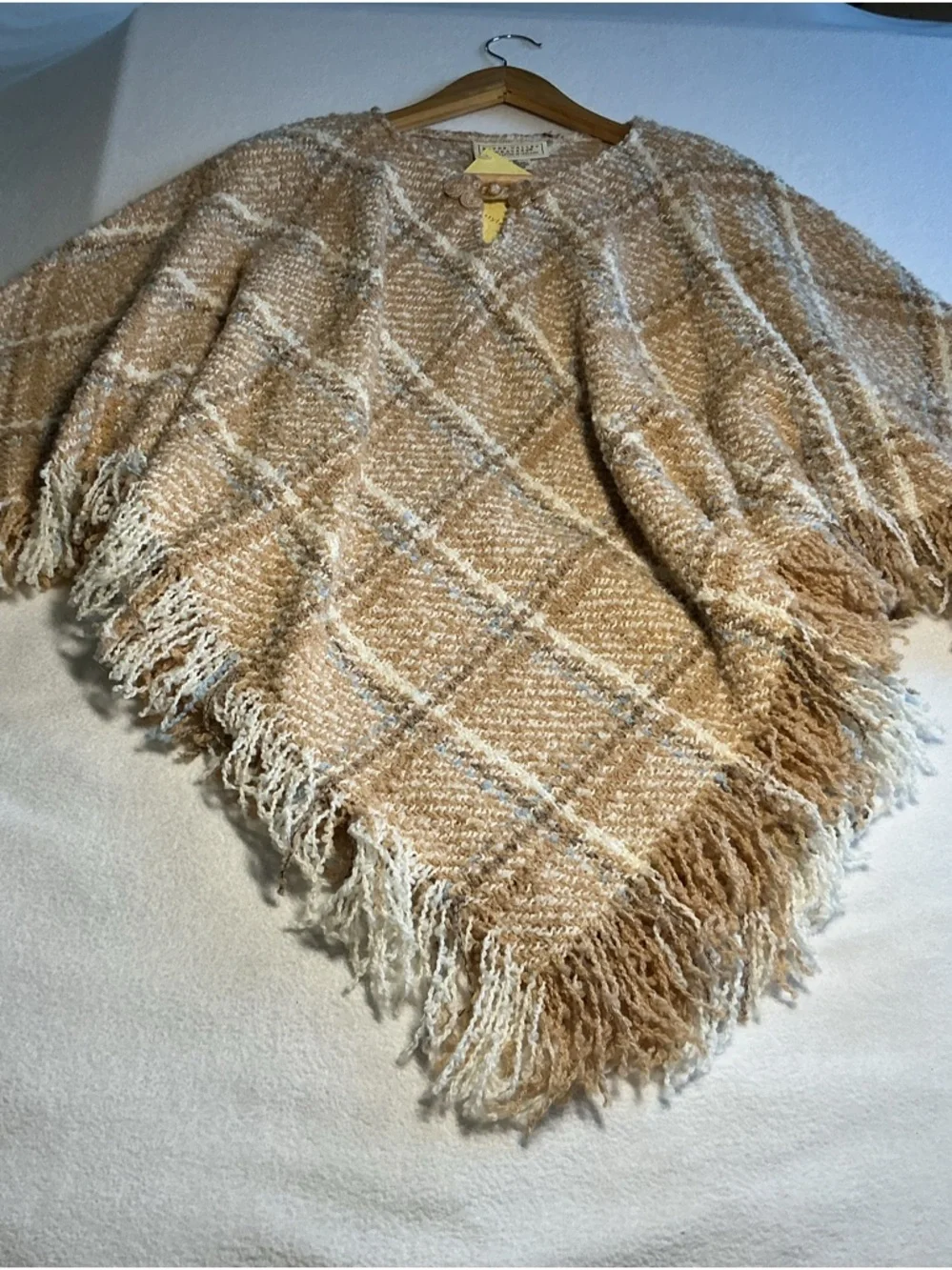 Alpaca wool Irish poncho cottagecore one size